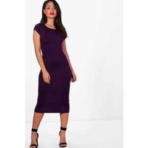 Jersey Bodycon Midi Dress